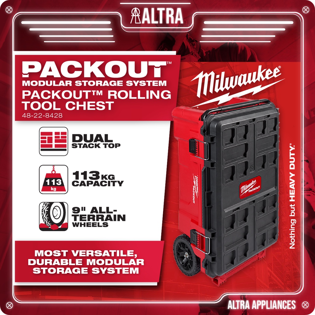 Milwaukee PACKOUT Rolling Tool Chest / Milwaukee Packout Rolling Tool