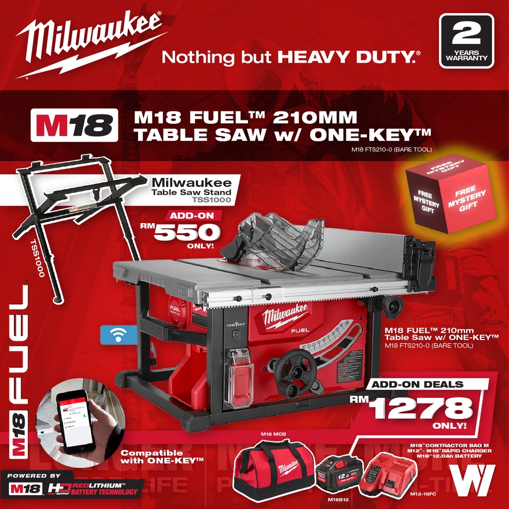 Cordless table saw discount milwaukee