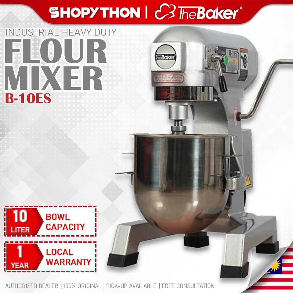THE BAKER Flour Mixer B10ES (10L/450W) Commercial Industrial Heavy