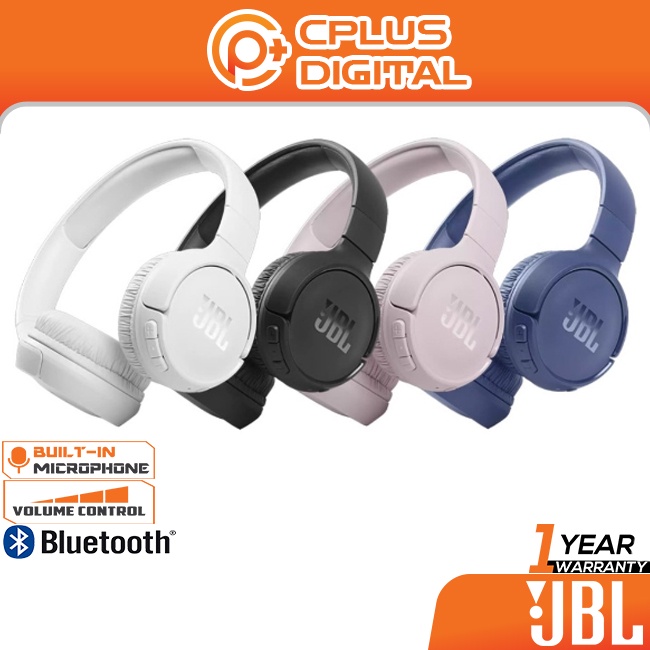 JBL Tune 510BT Bluetooth 5.0 Wireless OnEar Headphones with Purebass