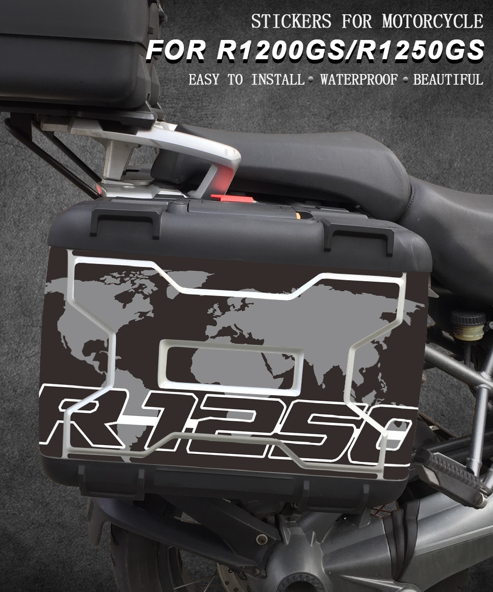 Motorcycle Stickers Side Box Waterproof Decals R1200GS Decal Kit for ...