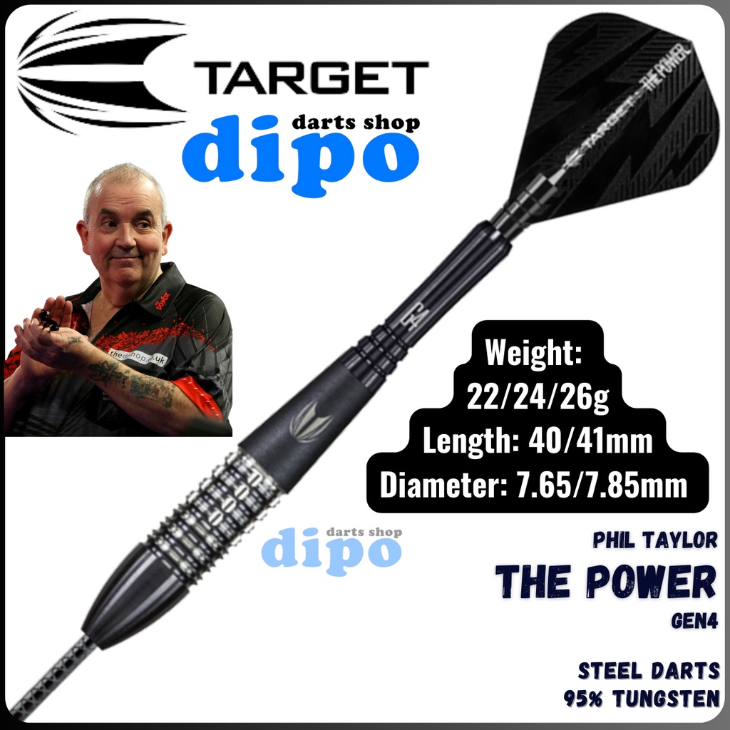 Target Darts Power 9Five - 95% Wolfram Dartpfeile Mit Weicher Spitze
