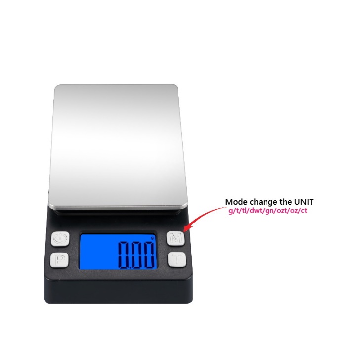 Digital Electronic Scale 500g/0.01g Portable Scale Weighing Gram High ...
