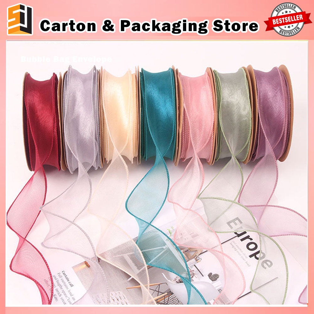 (4.5cm) 10 Yards Fishtail Yarn Belt Wavy Ribbon Pure Color Floral ...