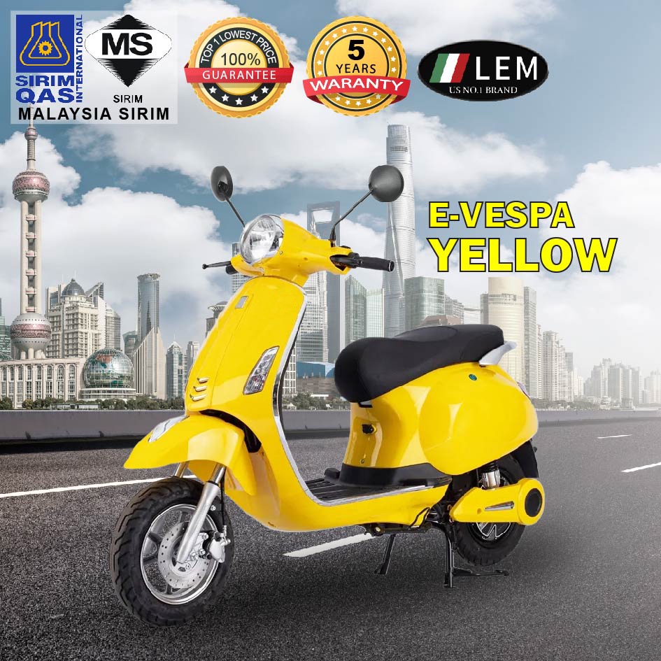 ★LEM★ NEW !!! EVespa electric bike/electric scooter Shopee Malaysia