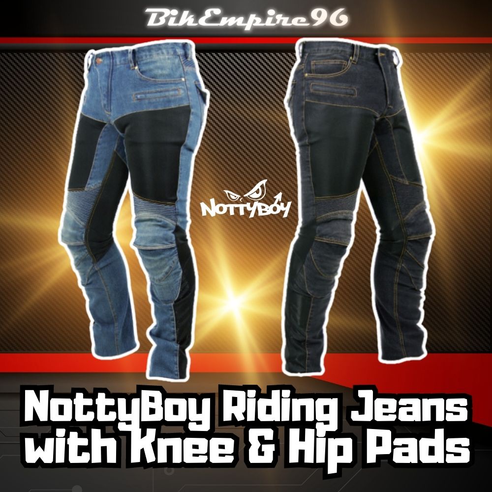 NottyBoy Riding Jeans Pants Protective Pants Motorcycle Racing Denim