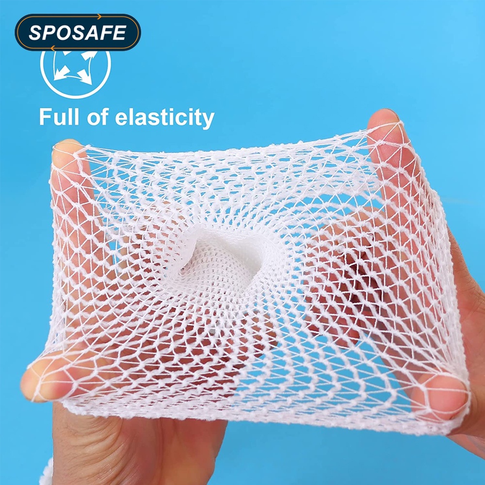 SPOSAFE 1 Roll Net Tubular Bandage for Wrist/Forearm/Elbow/Knee Injury ...