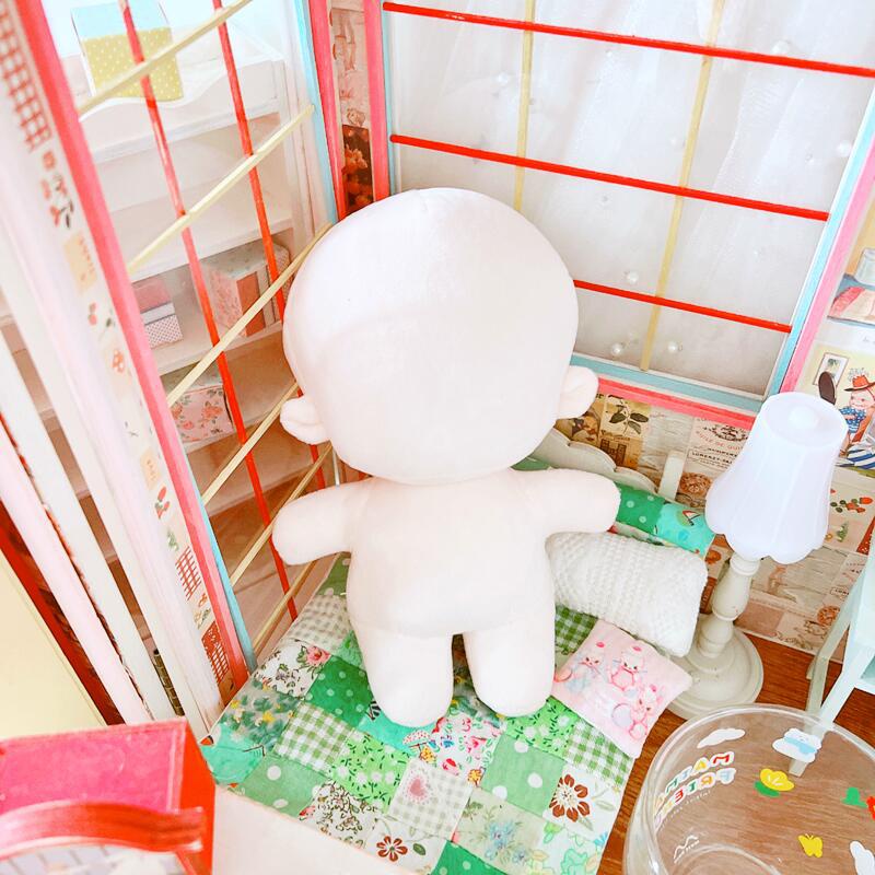 20cm Body Glossy Doll Humanoid Doll Cute Humanoid Cotton Doll Plush Toy ...