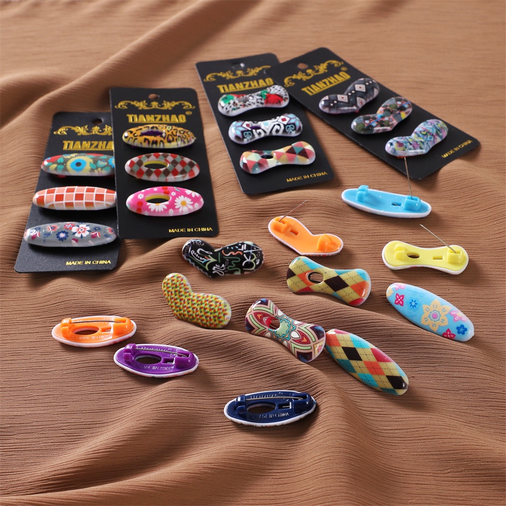 3pcs/set Muslim Women Scarf Safety Hijab Pins Anti Slip Brooch Hijabs ...