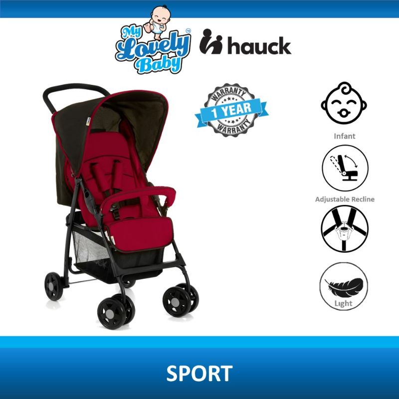 Hauck sport outlet folded