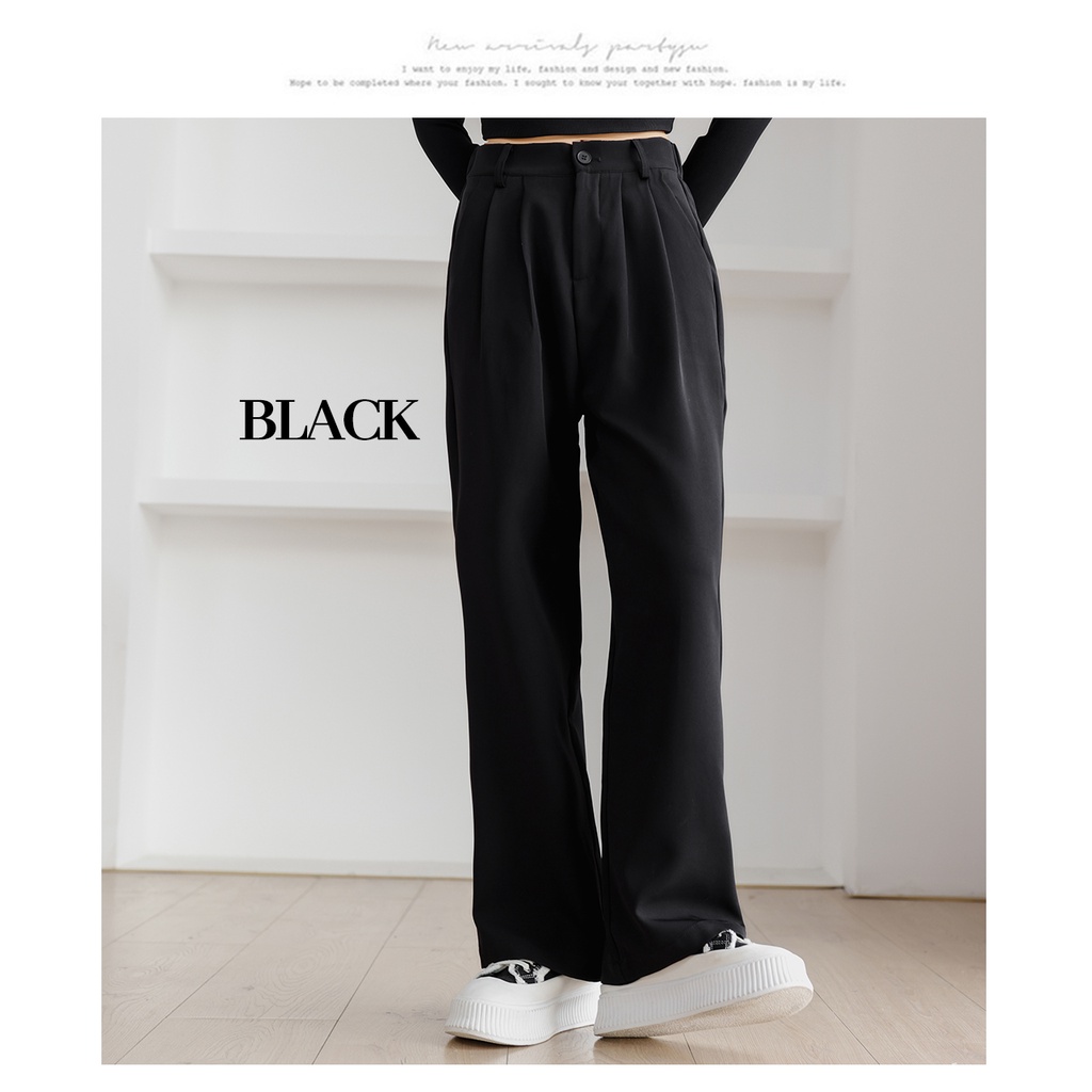 MK Suit Pants Women Long Slack Pants Women Straight Cut Casual Pants ...
