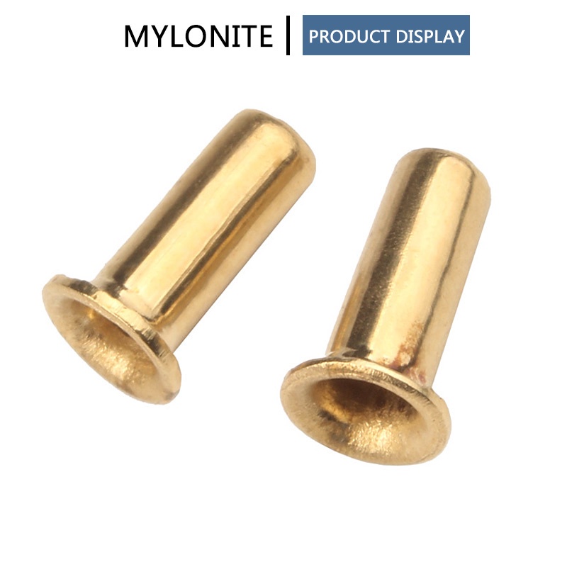 M0.9 M1.3 M1.5 M1.7 M2 M2.3 M2.5 Brass Eyelet Rivet Nut Copper Hollow ...