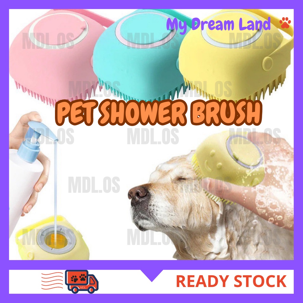 Ouai Dog Shampoo Pet Male Grooming Kit: Soft Silicone Dog Shampoo