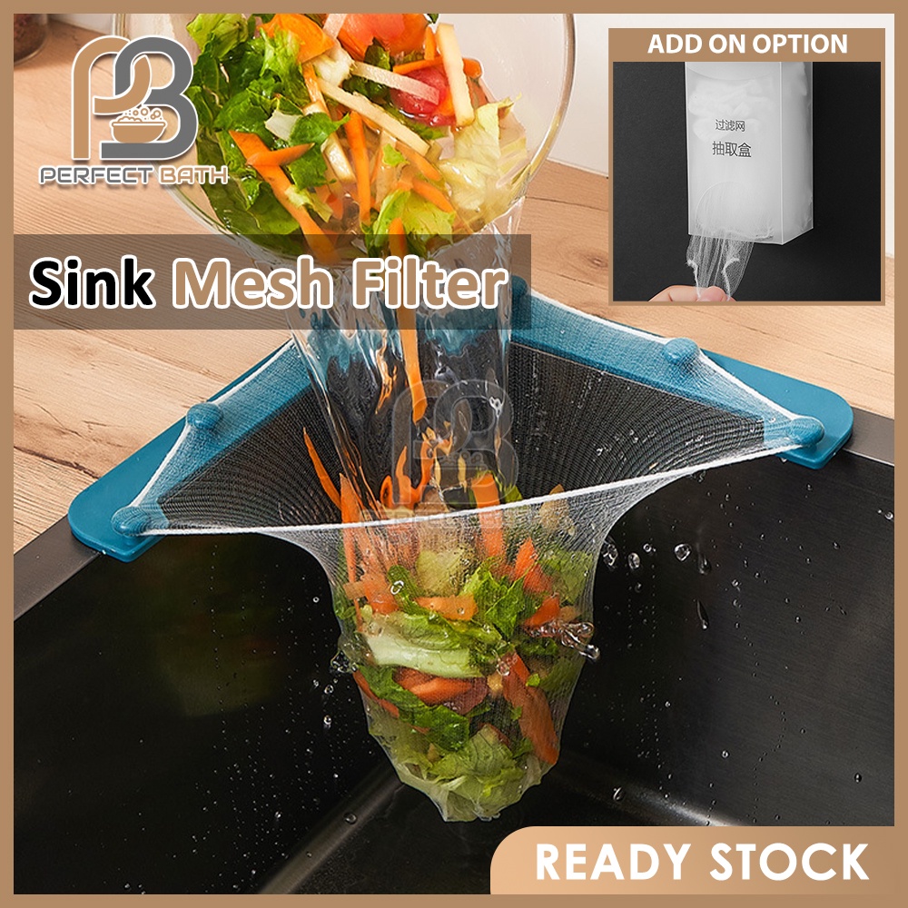 Perfect Bath Penyaring Singki Disposable Sink Mesh Filter 洗碗槽滤网 滤网置放器 ...