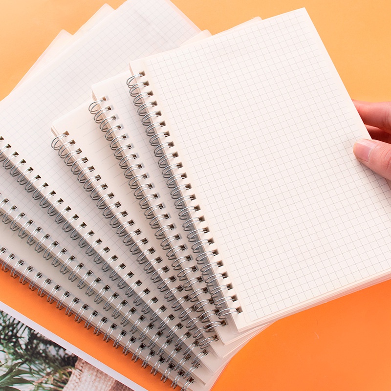 80 Sheets Spiral Coil Notebook Matte Cover Sketchbook Notepad Journal ...