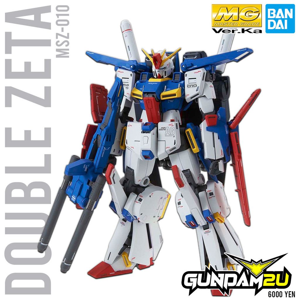 𝙍𝙀𝘼𝘿𝙔 𝙎𝙏𝙊𝘾𝙆 BANDAI MG 1/100 ZZ Gundam Ver KA Double Zeta - Model Kit ...