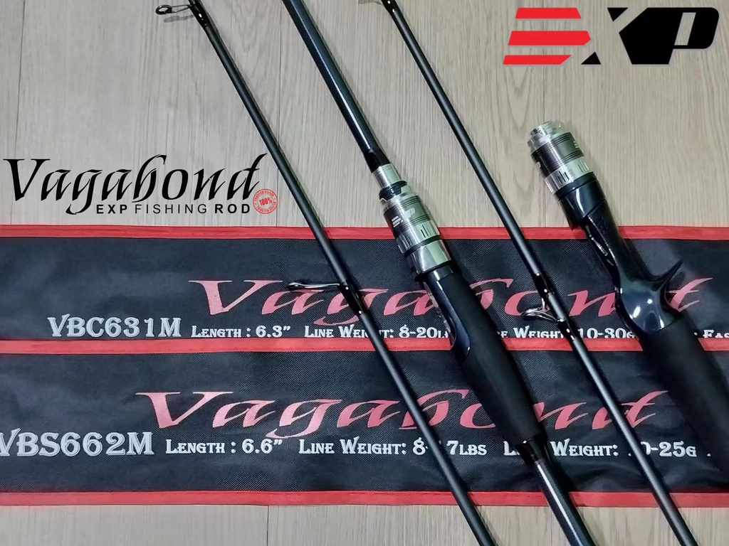 EXP VAGABOND SPINNING/ BAITCASTING(BC) FISHING ROD | Shopee Malaysia