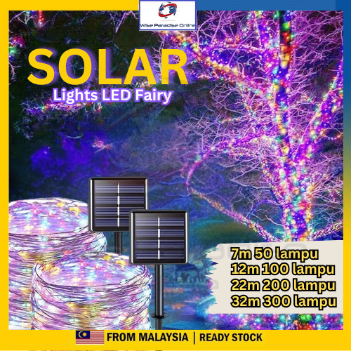32M/22M/12M/7M Solar Lights LED Fairy String Lights Waterproof 8 ...