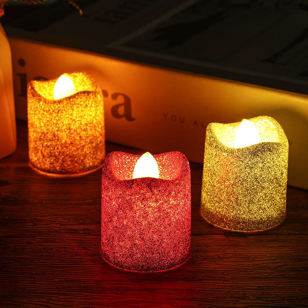 Transparent Acrylic Button Tea Light - LED Electronic Candle Light ...