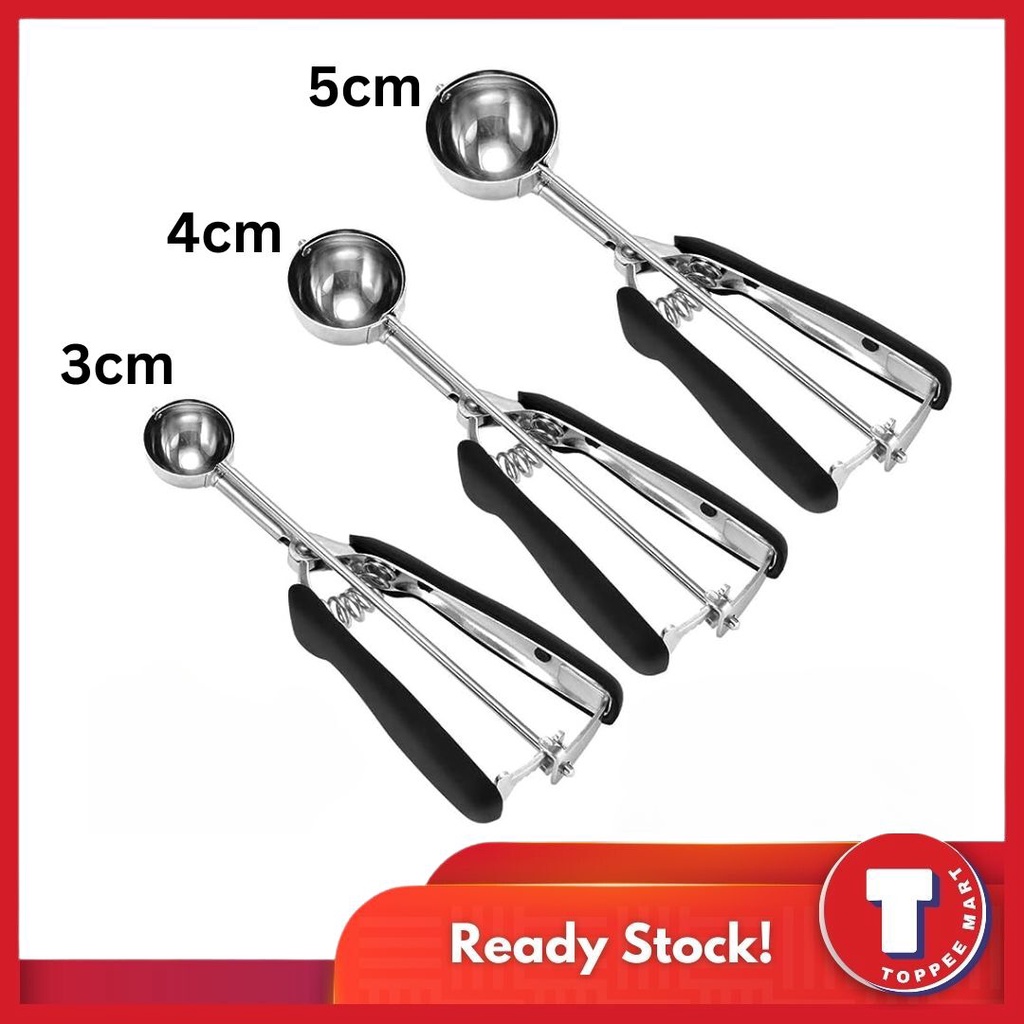 3cm / 4cm / 5cm COOKIE SCOOP / ICE CREAM SCOOP | Shopee Malaysia