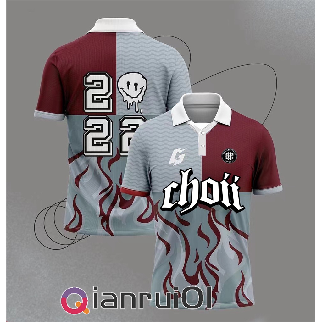 CHOII NEW 2023 Choii Jersey Microfiber Latest Design RETRO COLLAR VIRAL ...