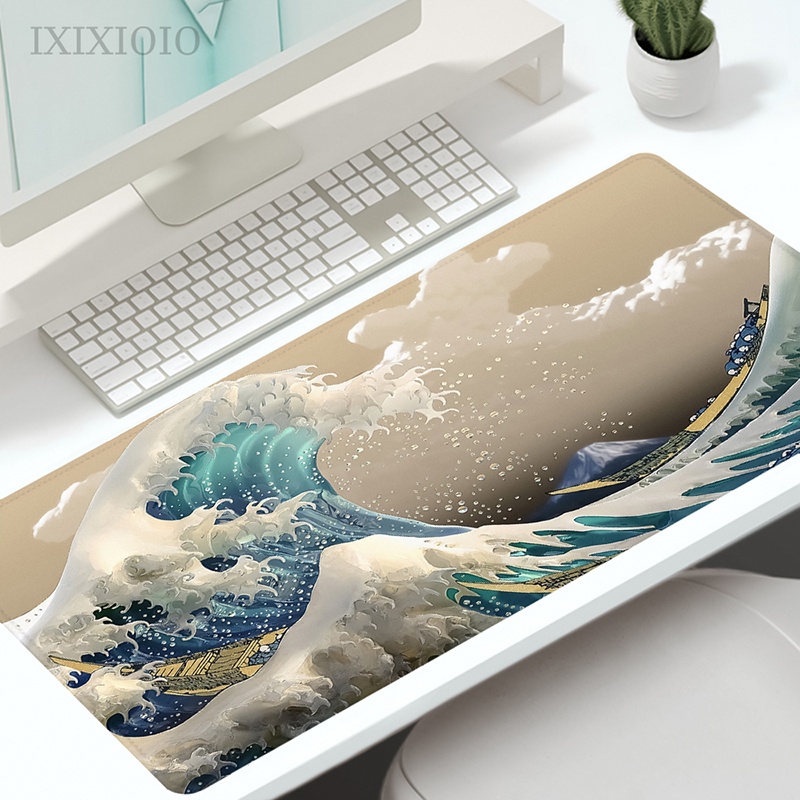 Janpanese Great Wave Mouse Pad Gaming XL Custom Home Mousepad XXL ...