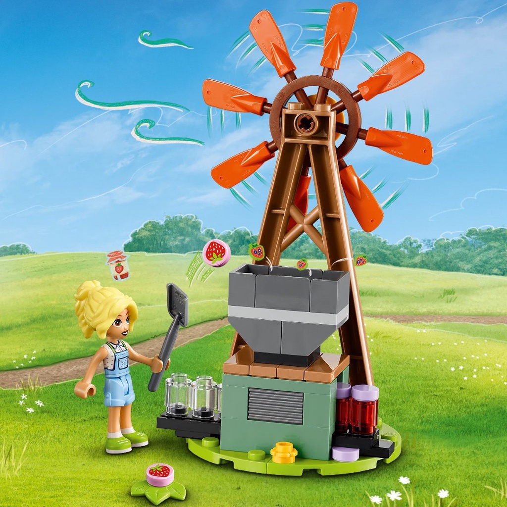 LEGO 42617 Friends Farm Animal Sanctuary Building Toy Set (489 Pieces ...