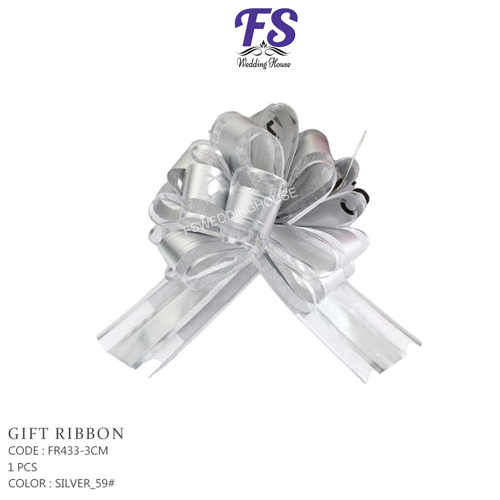 1 PC - BUNGA RIBEN/RIBEN TARIK/RIBEN HANTARAN/PULL RIBBON/FLOWER/DIY ...