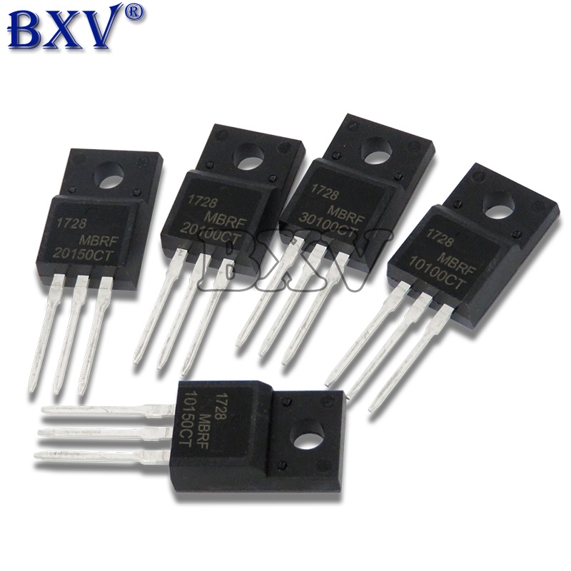 10pcs MBRF10100 MBRF10200 MBRF20100 MBRF20200 Transistor TO-220F TO220F ...