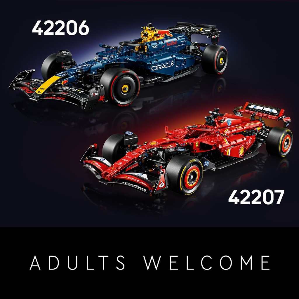 LEGO 42207 Technic Ferrari SF-24 F1 Car Building Toy Set (1361 Pieces ...