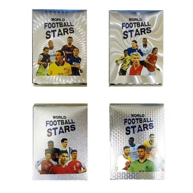 54PCS Football COD Stars Gold Card Premier League LLORIS RONALDO KANTE ...
