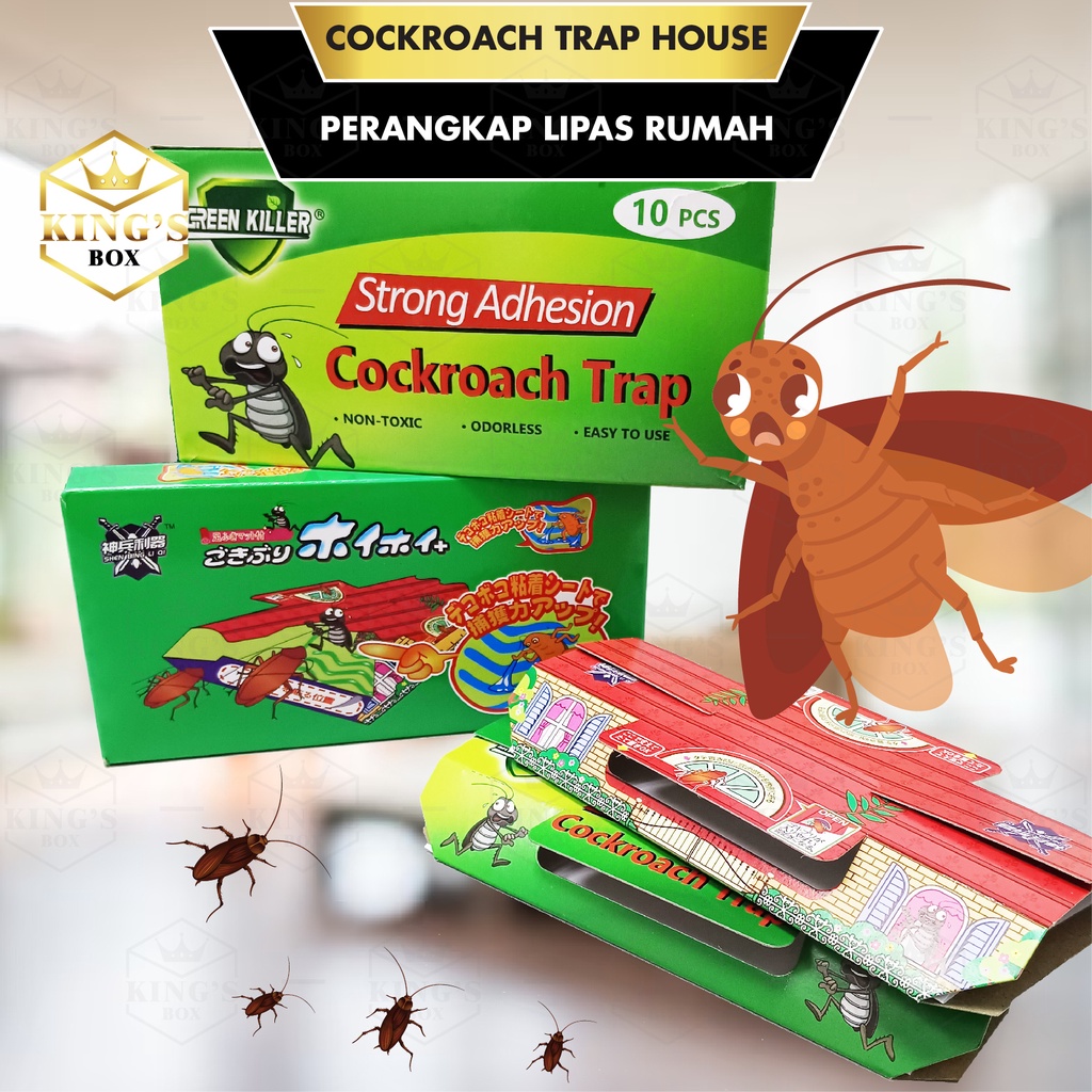 KGB 1PCS Cockroach Lizard Trap Lipas Cicak Trap Perangkap Cockroach ...