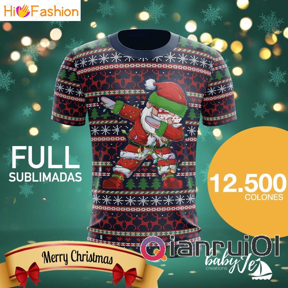 Hi_Fashion Merry Christmas Jersey NEW 2024 Christmas Santas Xmas T