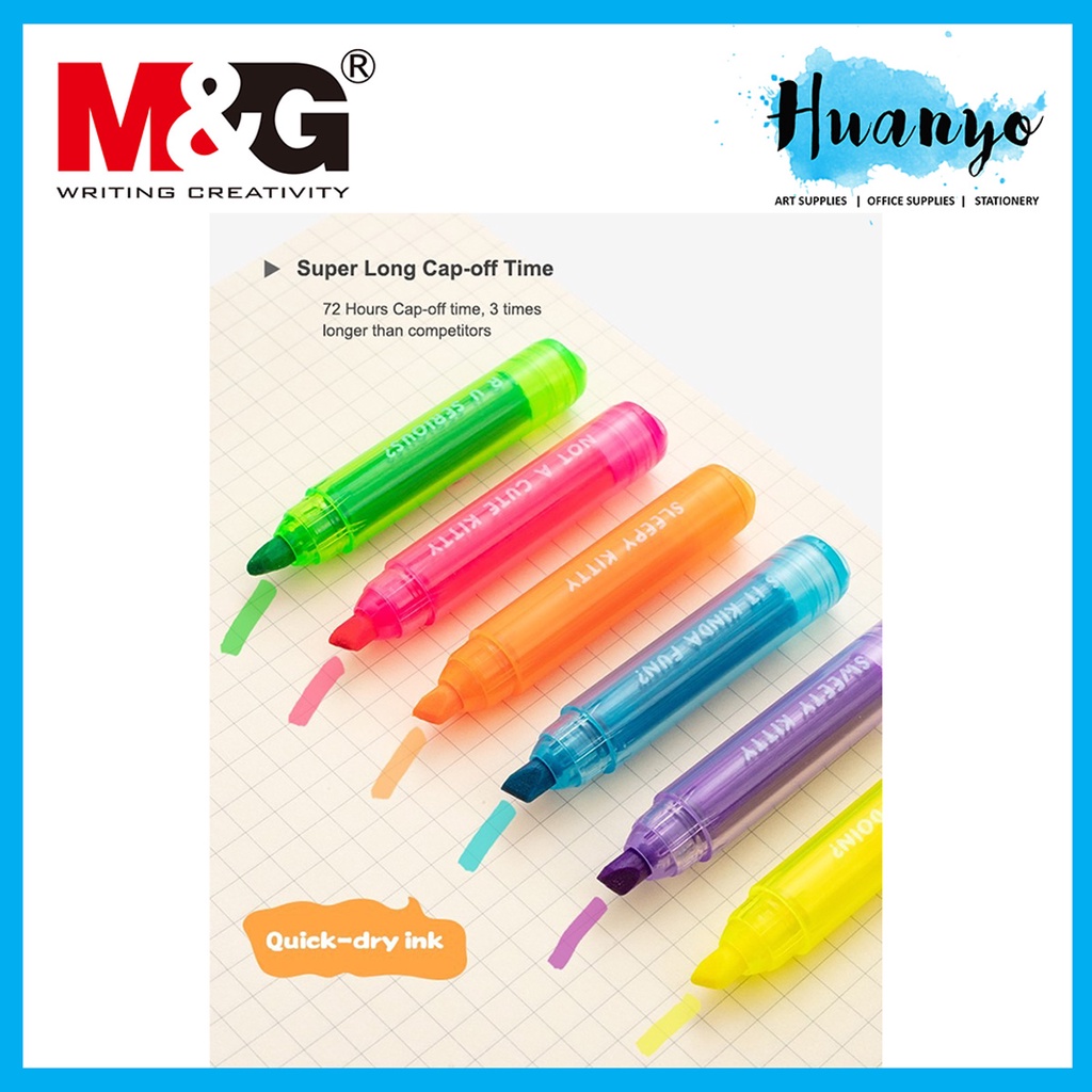 [HUANYO] M&G So Many Cats Set of 6 Mini Fruit Scented Pastel ...