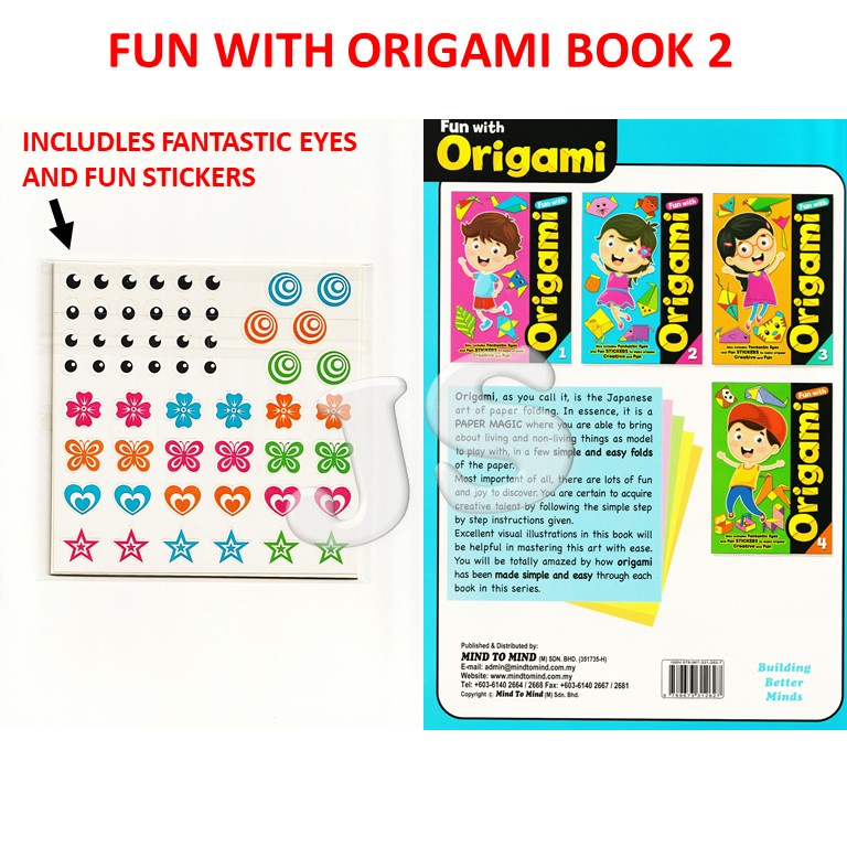FUN WITH ORIGAMI BOOK 1- 4 FOR KIDS - PAPER FOLDING | INCLUDES ...