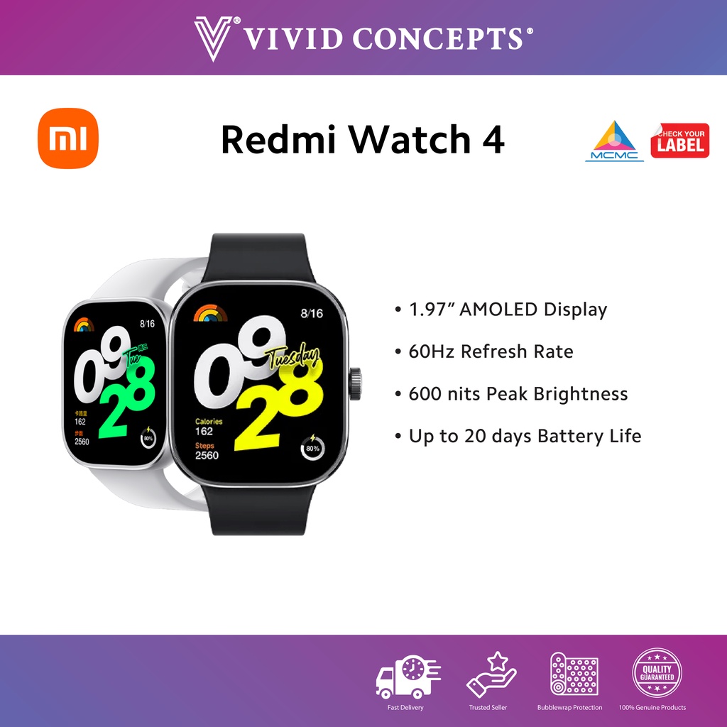 Redmi Watch 4 Price in Malaysia & Specs - RM369