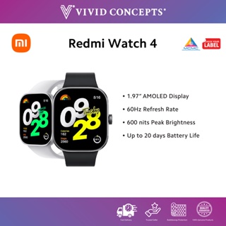 Xiaomi Redmi Watch 4 Smartwatch AMOLED Display Support Bluetooth 18 Days  Battery
