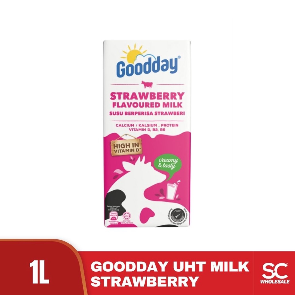 Goodday UHT Milk Strawberry 1L | Shopee Malaysia