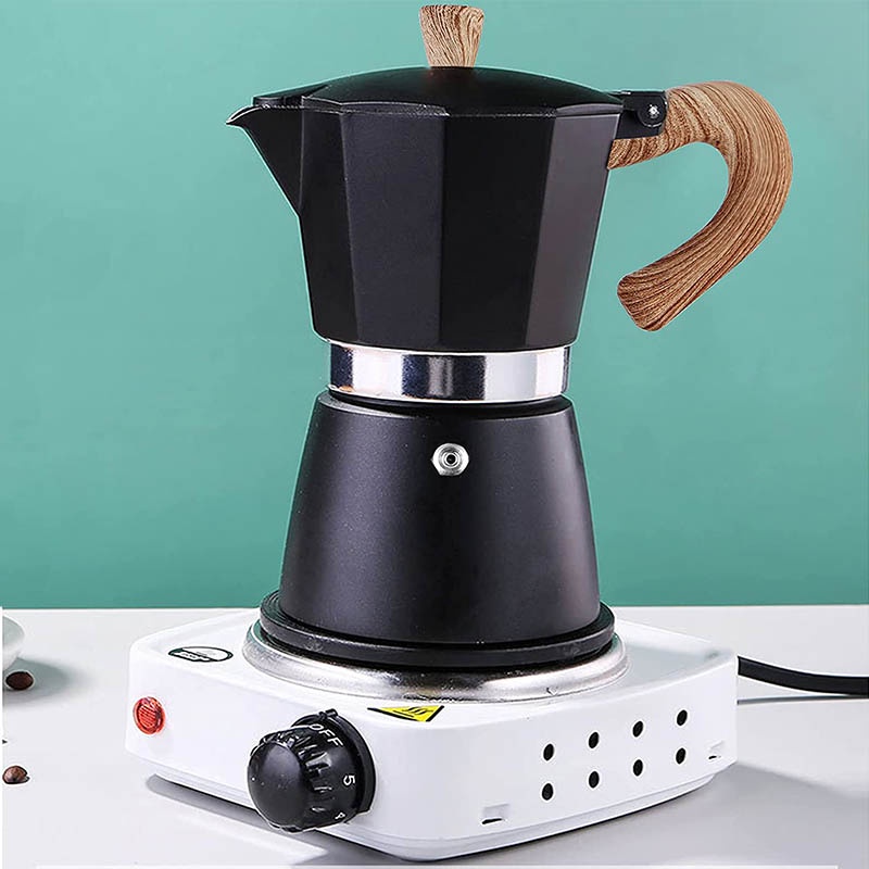ZPLUS Express Coffee Pot Moka Pot Coffee Maker with Stove 36 cups