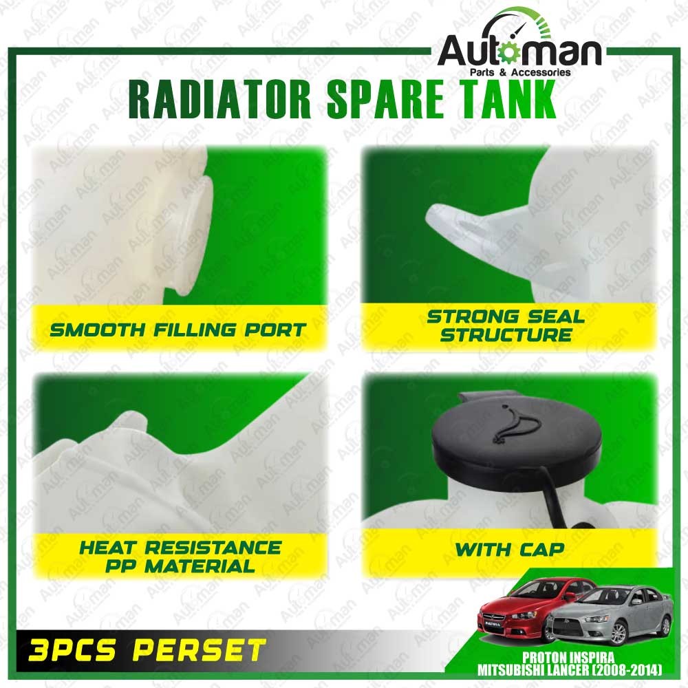 Radiator Water Spare Tank Second Proton Inspira Mitsubishi Lancer GT ...