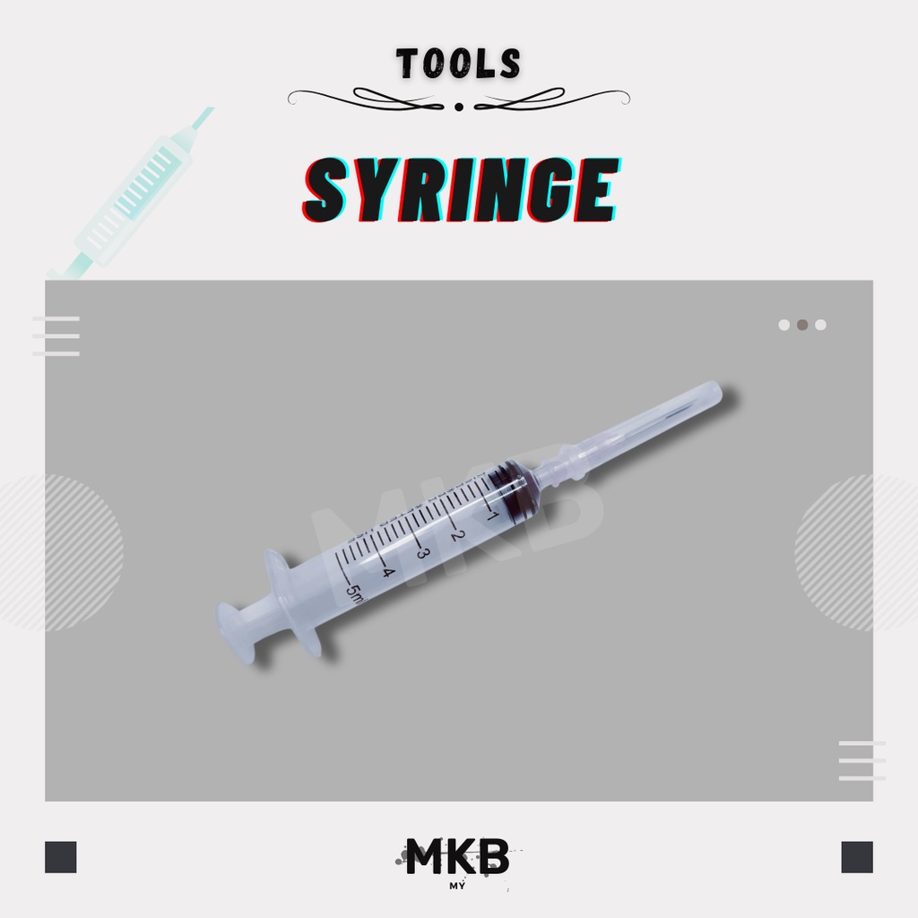 [READY STOCK] 5ml Syringe for Bag Lube Oil Lube Mechanical Keyboard