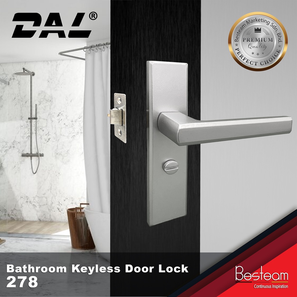 DAL 278 Bathroom Keyless Door Lock | Shopee Malaysia