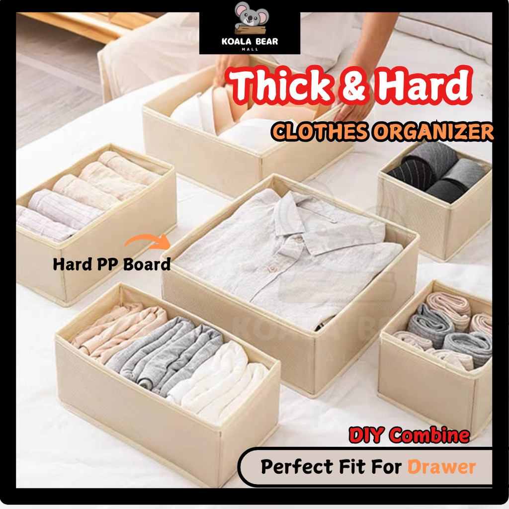 Non Woven Clothes Organiser Divider Drawer Organiser Storage Box Drawer ...