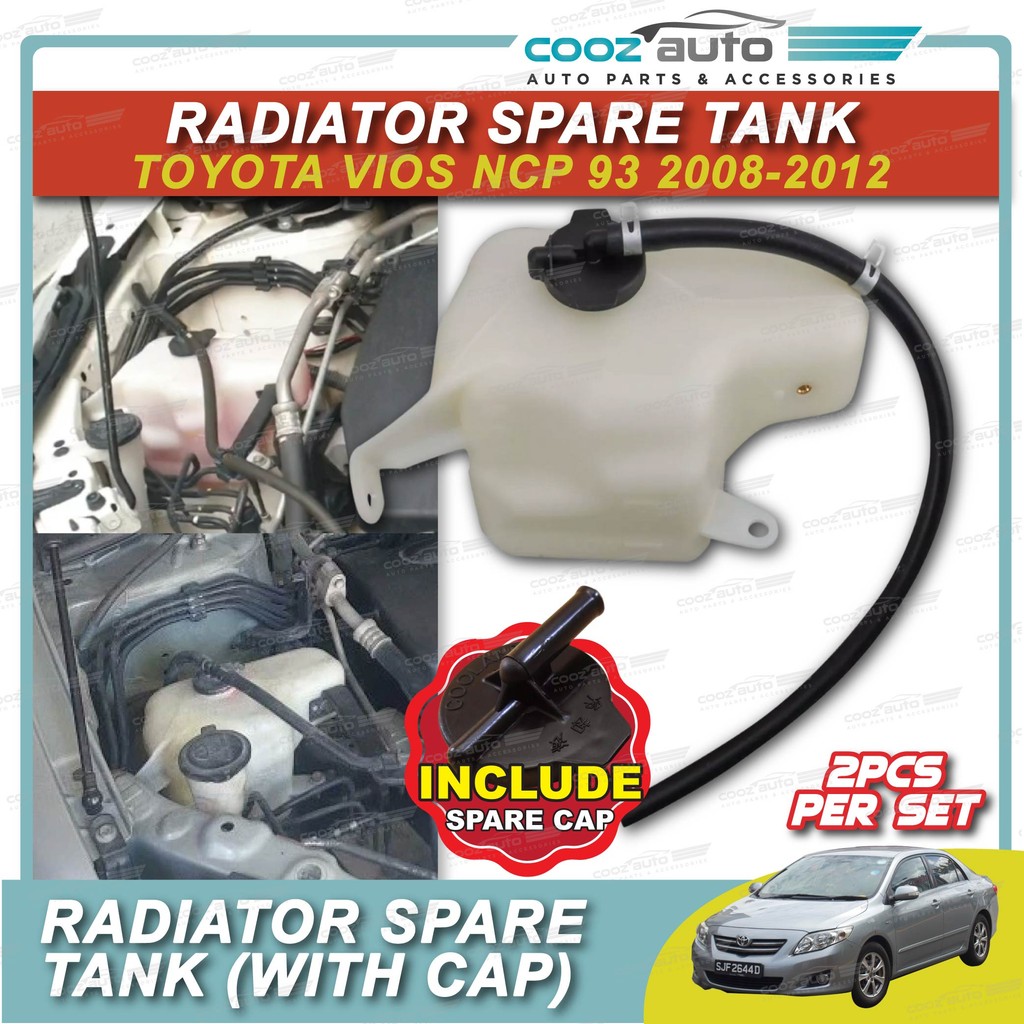 Toyota Altis ZZE142 2008 - 2013 Radiator Water Spare Tank Second Bottle ...