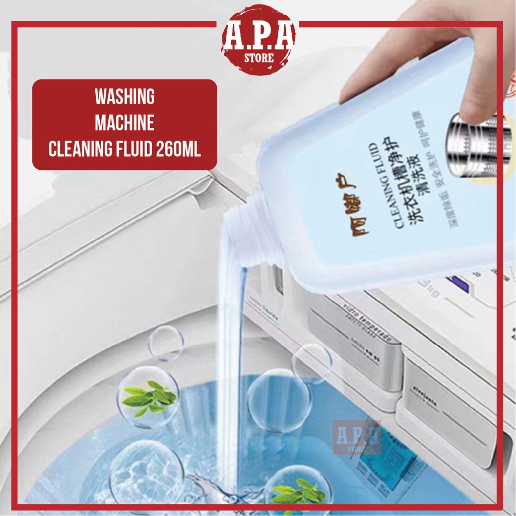 APA 260ml Washing Machine Drum Cleaner Liquid Fluid Sabun Pencuci Mesin ...