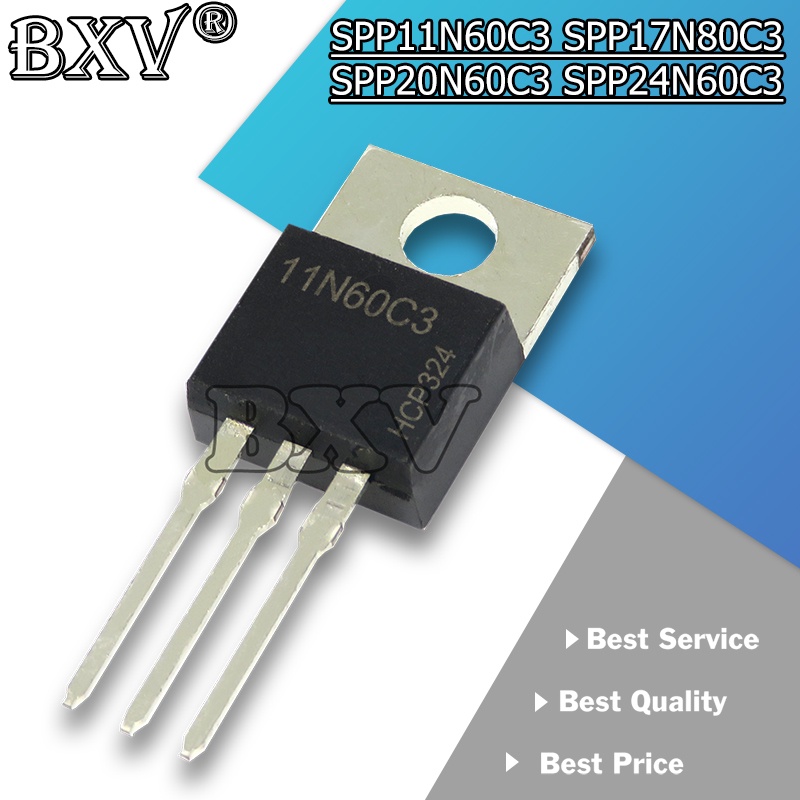 5PCS/LOT SPP11N60C3 SPP17N80C3 SPP20N60C3 SPP24N60C3 11N60C3 17N80C3 ...