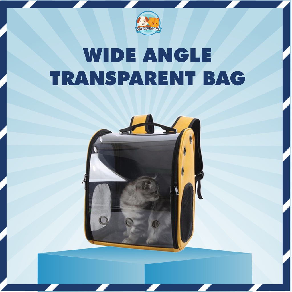 Transparent pet outlet backpack