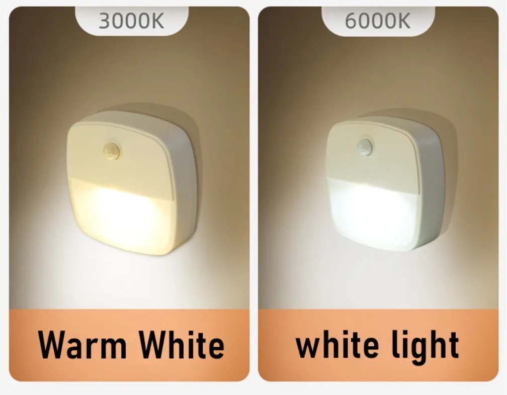 Motion Sensor Night Lights Wireless LED Night Lights AAA Battery ...