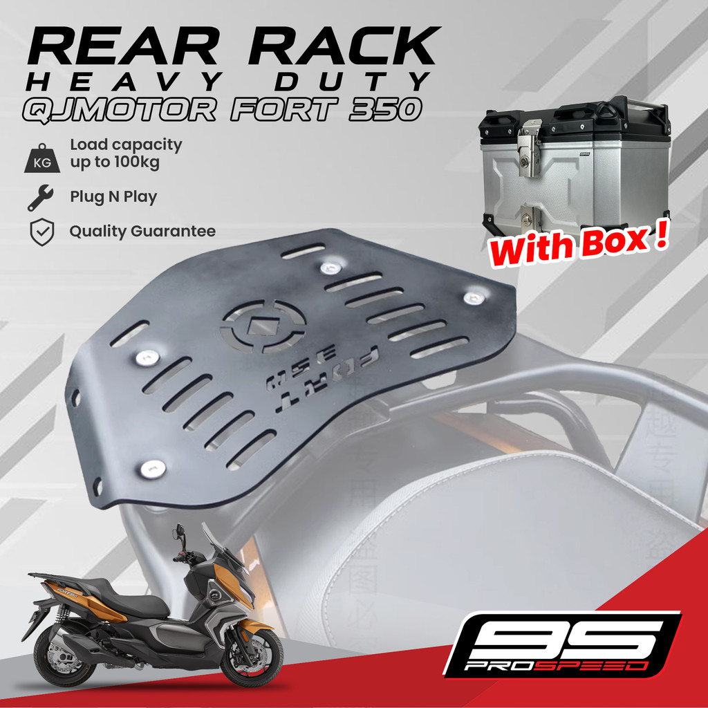 QJMOTOR FORT 350 RACK PNP With Box Set | Shopee Malaysia