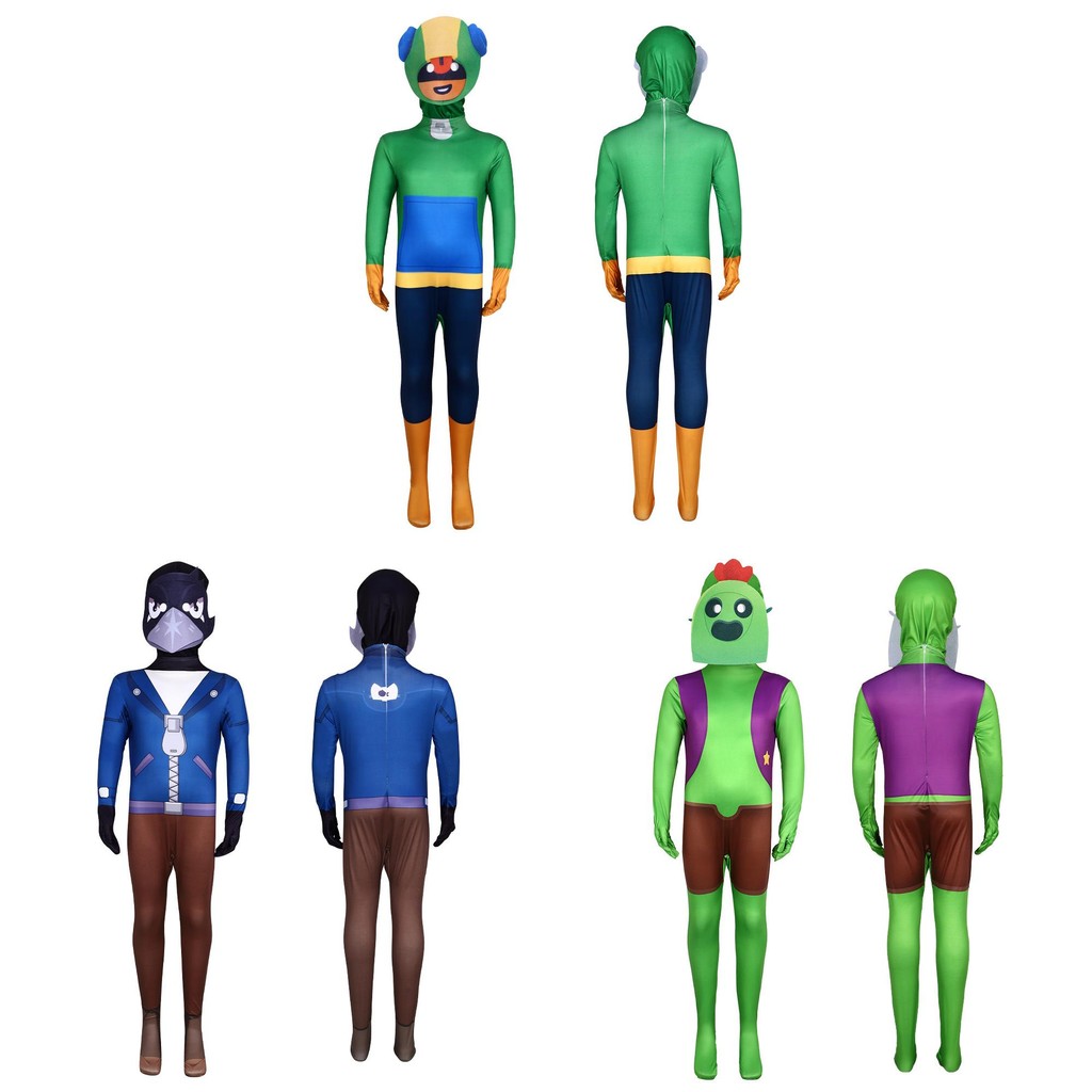 Playful Brawl Stars Character Jumpsuit For Teens With Bold And Bright ...